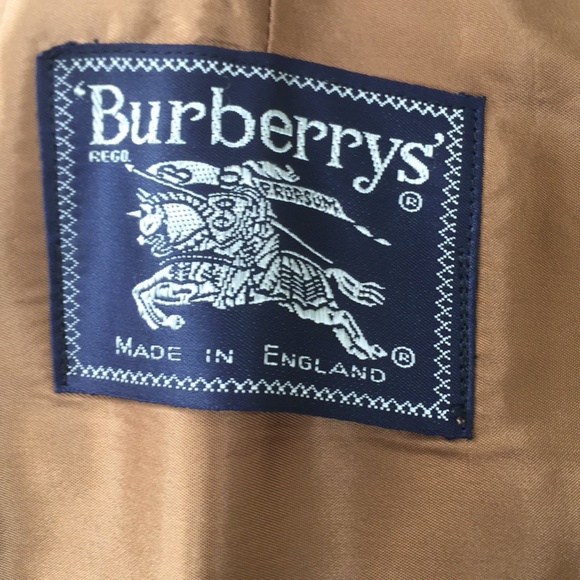 Vintage Burberry Tan Trench Coat Size 12 Extra Long / Belt Included - Picture 7 of 8